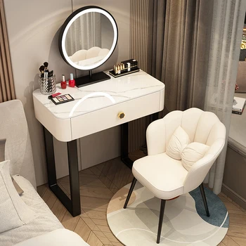 Туалетный столик с выдвижным ящиком в скандинавском стиле Для девочек, роскошный Европейский туалетный столик для макияжа, Многофункциональное украшение для комнаты Comoda Pra Quarto