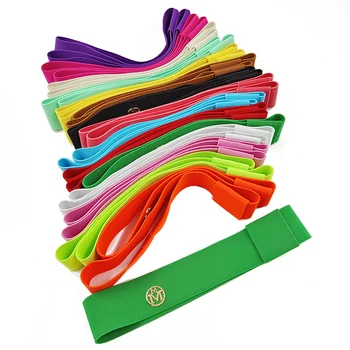 Аксессуары для шляп Модные эластичные ленты ярких цветов с логотипом M Различные головные уборы в сочетании с вязаной джазовой шляпой аксессуары для фетровых шляп