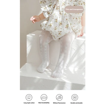 BeQeuewll Детские колготки для девочек с эластичной резинкой на талии и бантом, облегающие прозрачные колготки, чулки, носки для 0-8 лет