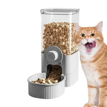 Автоматическая кормушка для кошек Автоматические миски для домашних животных Подвесная кормушка для клетки Бутылка для воды для собак Контейнер для корма для щенков кошек Продукт для кормления домашних животных