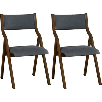 Современные складные стулья Ball & Cast, набор складных обеденных стульев высотой 2, 18 дюймов, темно-серый