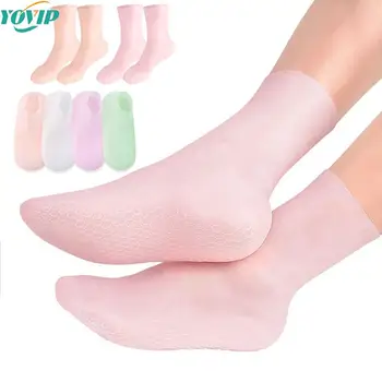 1 пара СПА-носков с сотовой подкладкой и защитой для ног, пляжные носки для мужчин и женщин, высокоэластичные питательные носки для кожи