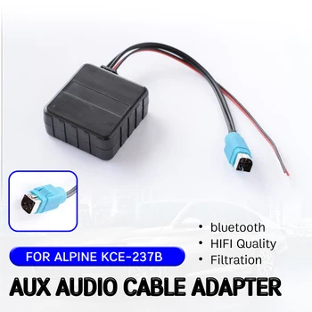 bluetooth Aux Приемник Кабельный Адаптер для KCE-237B с микрофоном беспроводной аудиоинтерфейс качества Hifi для Alpine 2009 + CDE-W203Ri