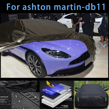 Для ashton martin-db11 Наружная защита, полные автомобильные чехлы, солнцезащитный козырек от снега, водонепроницаемые пылезащитные внешние автомобильные аксессуары