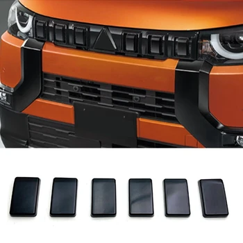 Для Mitsubishi Delica Mini 2023 Передняя решетка радиатора, отделка крышки гриля, внешние Запасные части, аксессуары, черный
