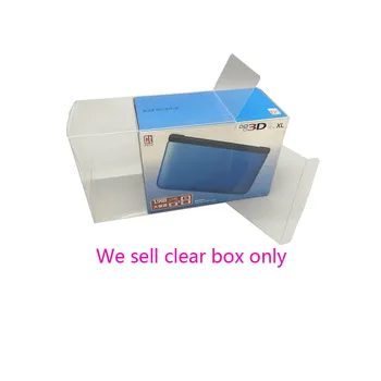Прозрачный чехол из ПЭТ-пластика для 3DSXL, коробка для хранения игр 3DS XL, кейс для сбора