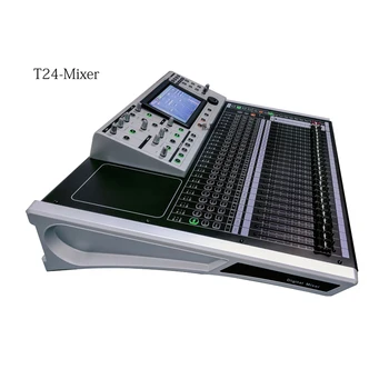 SPE T24 24 Канальный профессиональный цифровой аудиомикшер с USB цифровой консолью микширования звука DJ bt AUX записывающее сценическое оборудование