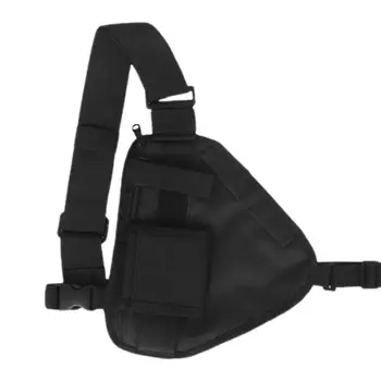 Нагрудная сумка-слинг, треугольные сумки через плечо, дневная сумка на груди, мужской повседневный рюкзак с одним плечевым ремнем, поясные сумки, мессенджер