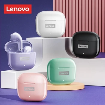 Оригинальные Lenovo Thinkplus LivePods LP40pro TWS, эргономичные наушники-вкладыши 5.1 Bluetooth, Беспроводная стереогарнитура для музыкальных звонков.