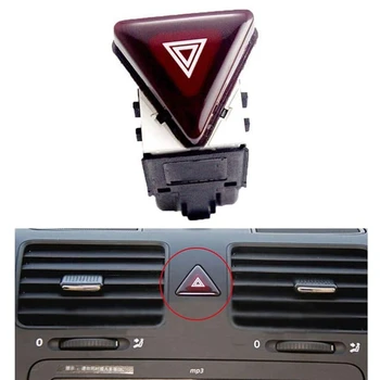18G 953 509 Красная кнопка включения вспышки с предупреждением об опасности Аварийный Выключатель для Jetta Golf Rabbit MK5 2004-2011