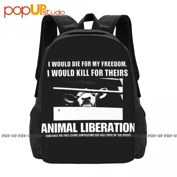 Вегетарианский Веганский Фронт освобождения животных Alf Rights Welfare Рюкзак Elf в стиле панк Большая Вместительная сумка для обуви Новый стиль