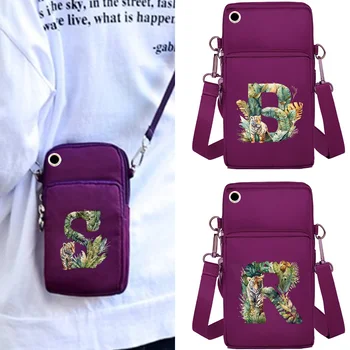 Холщовая сумка через плечо, сумка для мобильного телефона, портативная женская сумочка, сумка для мобильного телефона, сумка через плечо серии Jungle Tiger, мода 2024 года