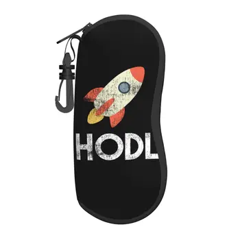 Забавный футляр для очков Hodl с криптовалютой Аксессуары Коробка для хранения очков с блокчейном Bitcoin Crypto Ethereum Футляр для контактных линз