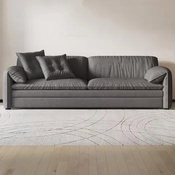 Раскладной Европейский диван для гостиной с Минималистичным Наполнителем Дизайнерский Раскладной диван Современное Элегантное Канапе Салон мебели класса Люкс для дома