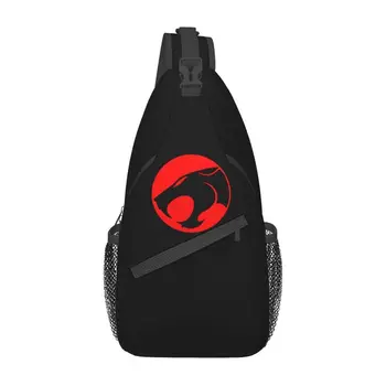 Мультяшный аниме Thundercats, нагрудная сумка через плечо, мужской повседневный рюкзак для путешествий на велосипеде