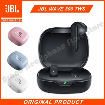 Оригинальные наушники JBL Wave 300TWS True Wireless Bluetooth, стереомузыкальные игровые спортивные наушники-вкладыши с басовым звуком, наушники с микрофоном