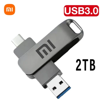 Оригинальный USB-накопитель Xiaomi 2 ТБ Интерфейс USB 3.0 Реальная Емкость 1 ТБ 512 ГБ Флеш-накопитель Высокоскоростной Флэш-накопитель 520 мб/ с Подходит