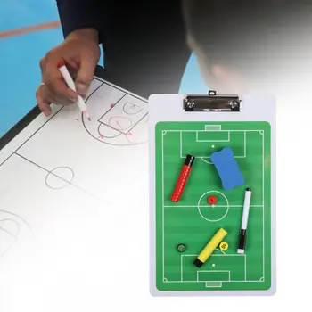 Футбольная тактическая доска Многоразовые учебные пособия для футбольного тренажерного оборудования