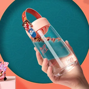 Пластиковый стаканчик Rich Tritan, Креативный ремешок для часов Pullman, Фарфоровый Шикарный ручной кожаный канат, чашка для воды, Студенческая пара, Чашка