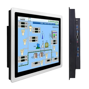 15,6-дюймовый Встраиваемый Промышленный компьютер All-in-One Tablet PC с Емкостным сенсорным экраном Celeron J4125 для Win10 Pro 1366*768