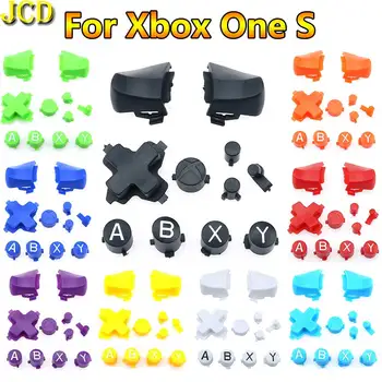 JCD 1 комплект ABXY Buttons D Pad Замена кнопки перекрестного направления для игровых аксессуаров Xbox One S Slim Controller