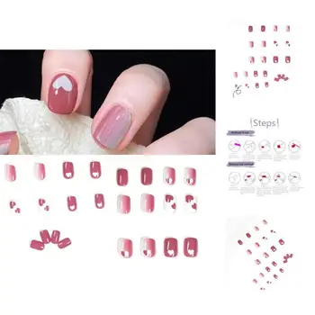 1 комплект Новинка, нашивка для дизайна ногтей в форме малинового сердца, нашивка для дизайна ногтей из АБС-пластика тонкой работы