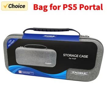 Чехол-сумка для PS5 Portal Дорожный чехол для переноски портативной игровой консоли Защитный жесткий чехол-сумка Аксессуары для PlayStation 5 Portal