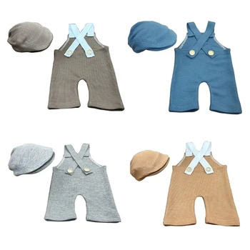 Комплект костюмов для новорожденных для фотосъемки младенцев 0-1 месяцев и комбинезоны 69HE