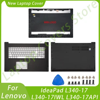 Новинка для Lenovo IdeaPad L340-17 L340-17IWL L340-17API FG740 Задняя крышка ЖК-дисплея Передняя рамка Нижний корпус Задняя крышка Заменить Черный