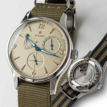 Мужские часы Pilot 1963 года, 40-миллиметровые механические наручные часы с автоматическим управлением, оригинальный механизм ST1780, сапфировое стекло, водонепроницаемые ретро-часы,