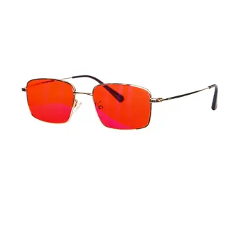 синие световые очки мужские Оранжевые линзы Красные линзы Прозрачные линзы Металлические очки защита от синего света Синие световые блокирующие очки для мужчин