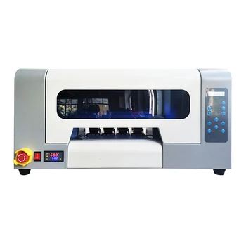 Офсетный цифровой принтер формата А3 с белыми чернилами, интеллектуальный полностью автоматический принтер DTF для теплопередачи одежды с двойной головкой