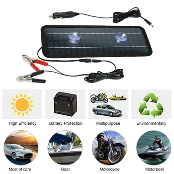 Высококачественная Портативная Солнечная панель 18 В 4,5 Вт, Автомобильное Зарядное устройство для лодки, Резервный наружный автомобильный аккумулятор и аксессуары