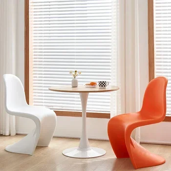 Пластиковый стул для чтения, макияжа, игр, гостиной, пластиковый дизайн, роскошный стул для столовой, современная удобная мебель для балкона Nordica DC-311