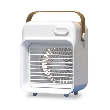 Настольный кондиционер для спальни, охлаждающий вентилятор с 3 скоростями ветра, настольный испарительный увлажнитель воздуха, встроенный настольный охладитель воздуха