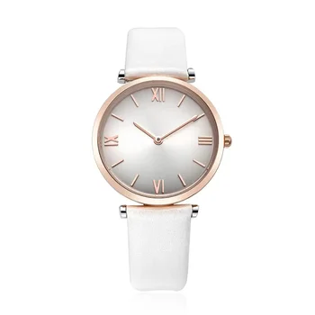 № 2, женские модные кварцевые брендовые часы, кожаный ремешок, повседневные наручные часы