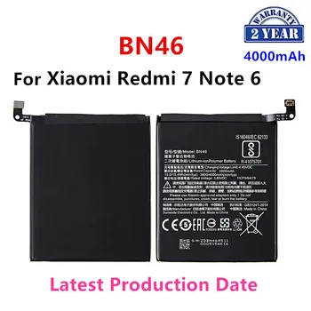 100% Оригинальный Аккумулятор BN46 4000 мАч Для Xiaomi Redmi 7 Redmi7 Redmi Note 6 Redmi Note6 Note8 Note 8 Батареи BN46
