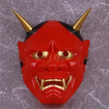 Косплей, маска с головой призрака, реквизит для макияжа, маска ужасов на Хэллоуин, Реалистичная Жуткая маска для литья под давлением, Японская маска призрака, Маскарадная маска