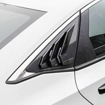 Жалюзи на четверть заднего стекла автомобиля Боковое Вентиляционное отверстие Солнцезащитный козырек Отделка лобового стекла для Honda Civic 11th Седан e: HEV 2021-2024
