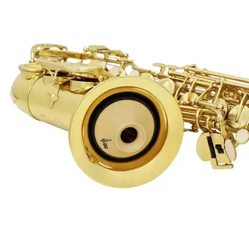 Альт-саксофон, высококачественные аксессуары для деревянных духовых музыкальных инструментов, круглый легкий ABS-амортизатор для альт-саксофона