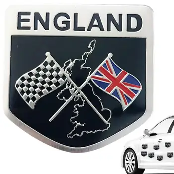 Наклейка с Эмблемой Британского флага Англия Британский Флаг Юнион Джек Металлические Наклейки с Эмблемой Queen Platinum Jubilee Косплей Вечеринка