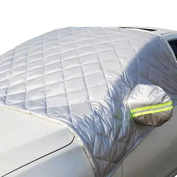 Зимнее лобовое стекло автомобиля Снежный покров Солнцезащитный козырек для автомобиля Защита от замерзания Защита от солнца Антиобледенительное покрытие переднего ветрового стекла