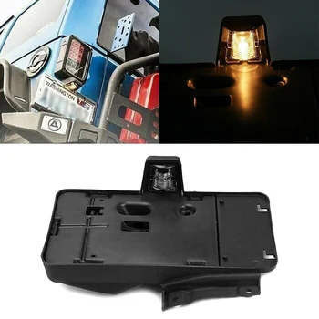 Держатель кронштейна для номерного знака заднего вида со светодиодной подсветкой для Jeep Wrangler Jk 2007-2018 Аксессуары ABS пластик черный