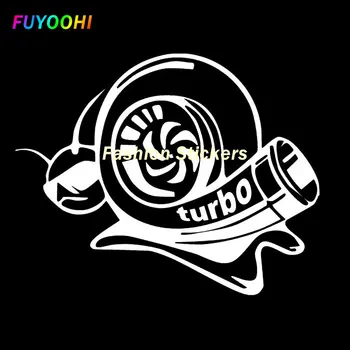 Модная наклейка FUYOOHI Cool Turbo Super Snail Виниловая Наклейка Креативная Наклейка для автомобиля мотоцикла KK