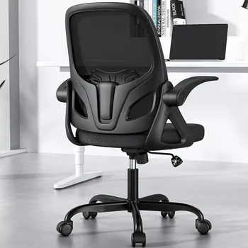 Офисный стул Kensaker с поясничной поддержкой, эргономичный офисный стул из сетки, Компьютерный стул с поворотом по высоте для дома и офиса