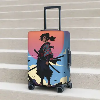 Подростковый чехол для чемодана Самурая, аниме для девочек, Полезный Протектор для путешествий, Аксессуары для багажа, Рождественский подарок на перелет