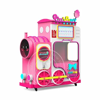 Автомат по продаже сахарной ваты со светодиодной подсветкой, Красивый индивидуальный дизайн 24 видов конфет